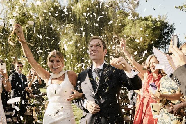 En la boda de C & S