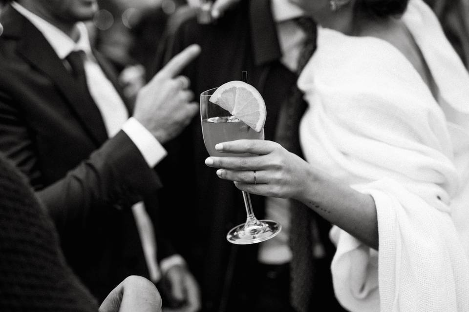 En la boda de M & A