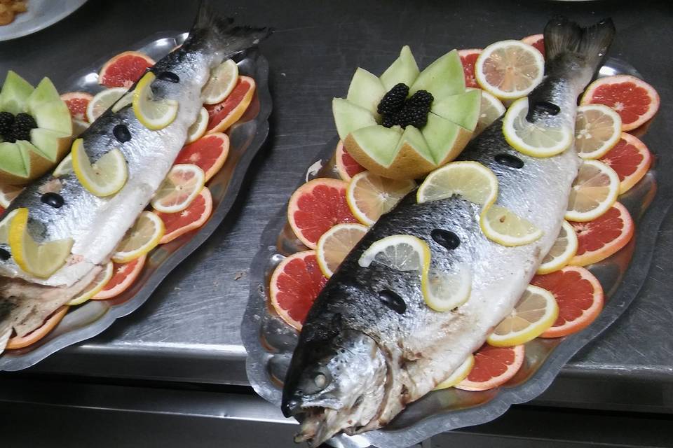 Salmón al horno