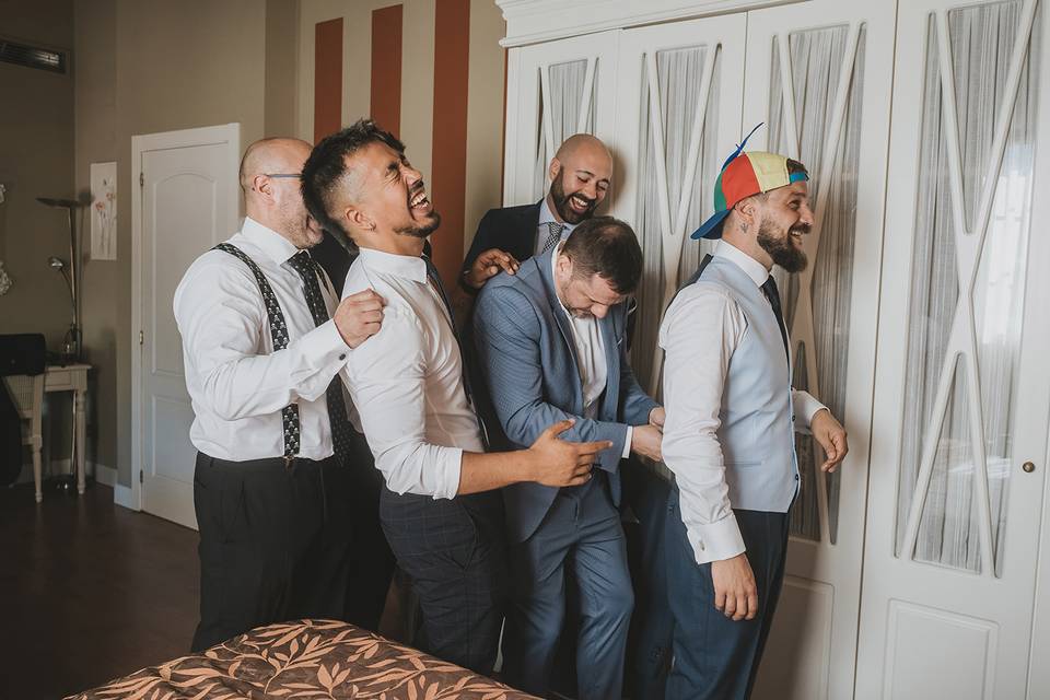 Los amigos del novio