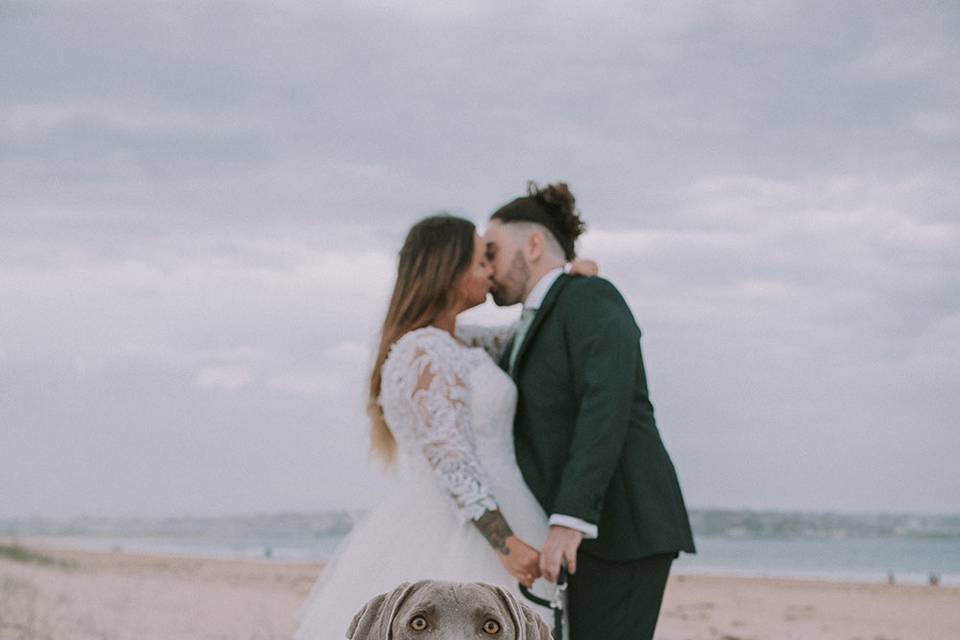 Postboda en la playa