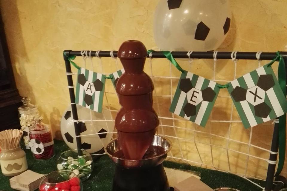 Mesa dulce de fútbol