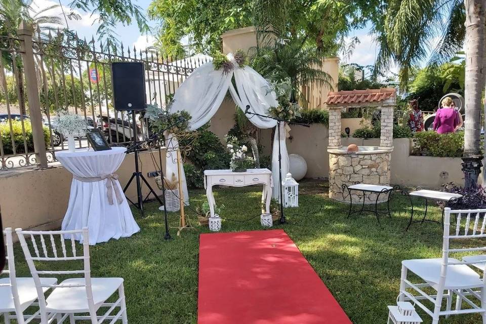 Altar boda