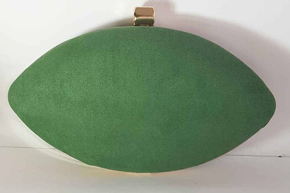Bolso ovalado verde