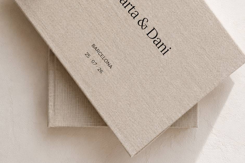 Libro de firmas lino