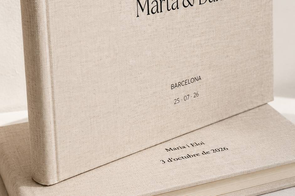 Libro de firmas lino