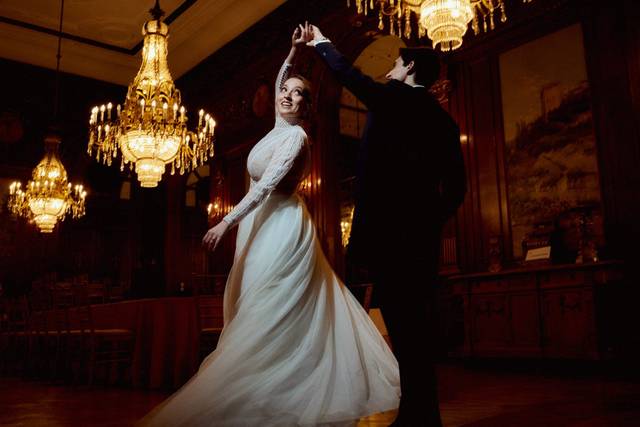 El baile y los novios