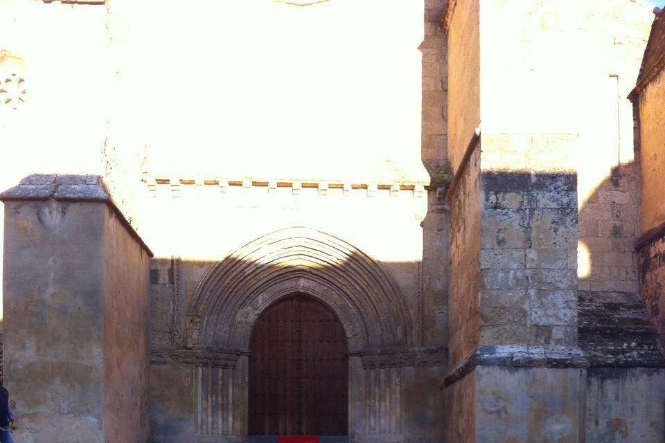 Alfombra nupcial roja