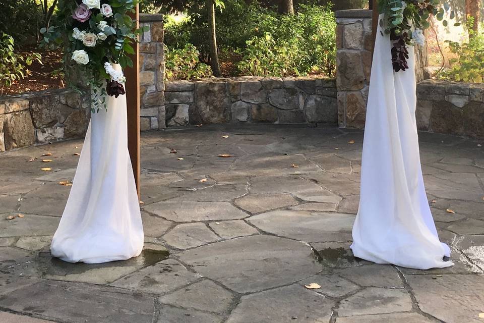Arco para la ceremonia