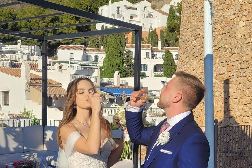 Brindis novios