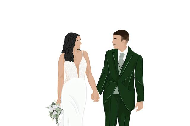 Ilustración de pareja