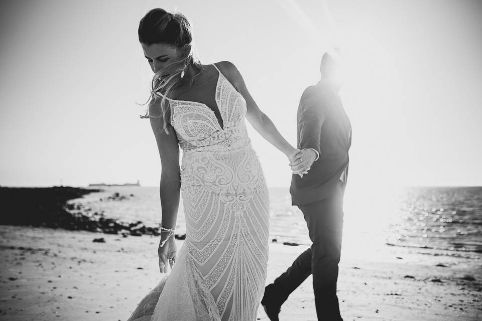 Postboda en la playa