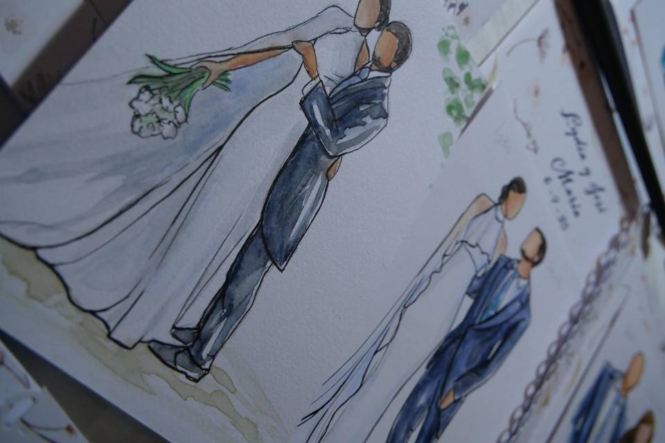 Arte en vivo para invitados