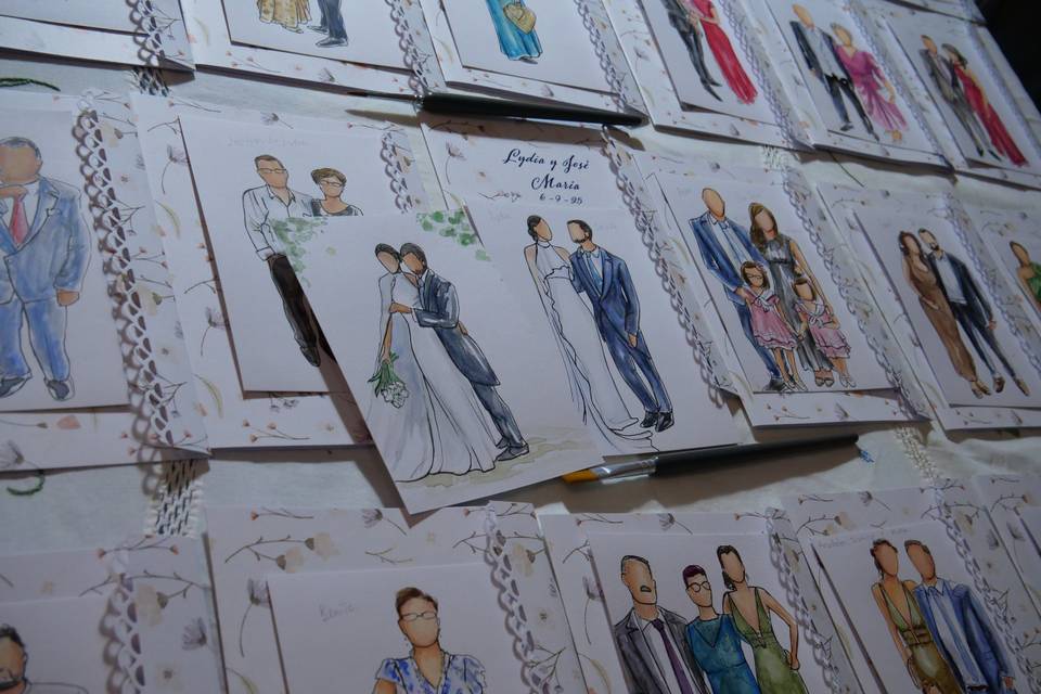 Acuarelas de invitados