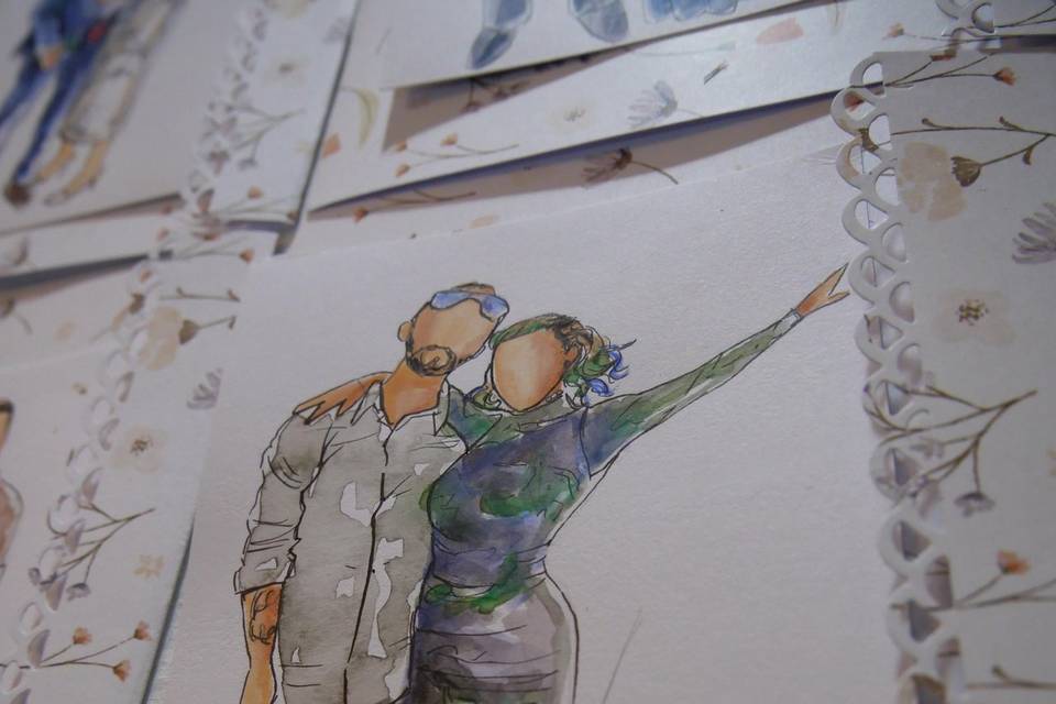 Ilustraciones de tus invitados