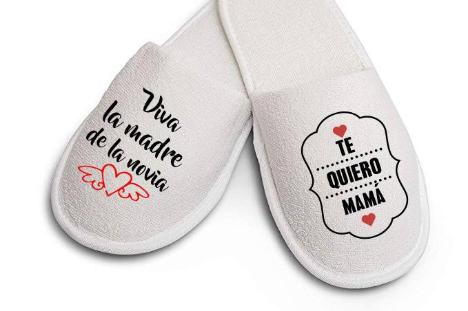 Zapatilla de novia personalizada