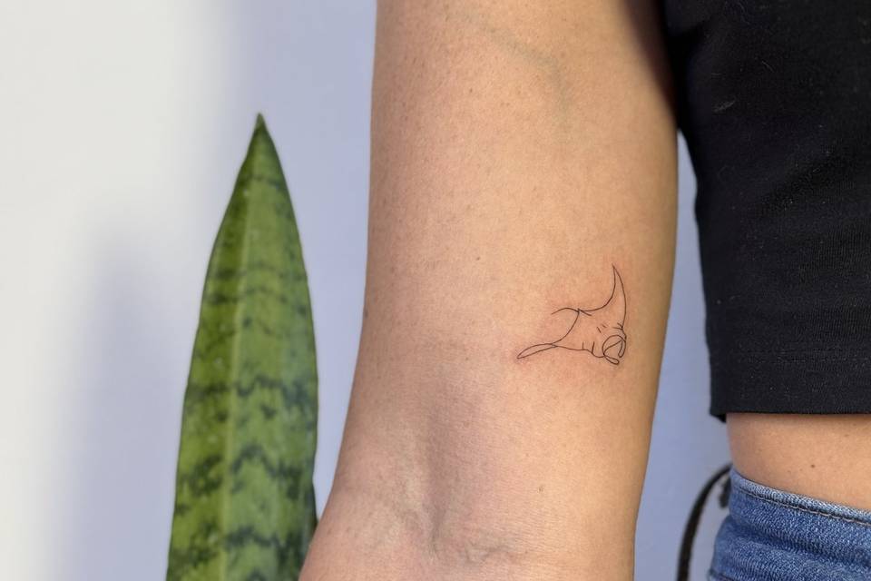Tatuajes con temática marina