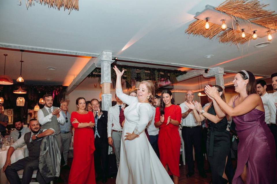 Baile por bulerías de la novia