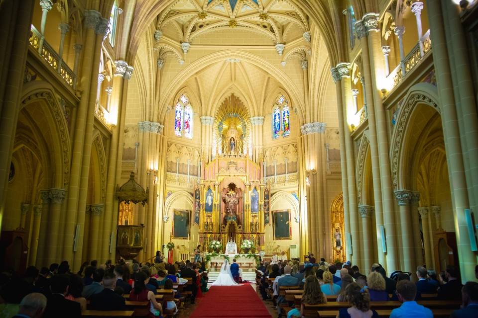 Interior de la iglesia