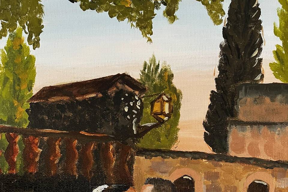 Live Wedding Painting