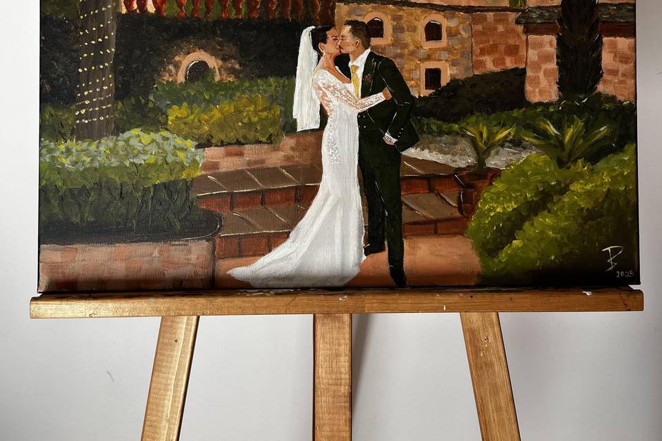 Live Wedding Painting
