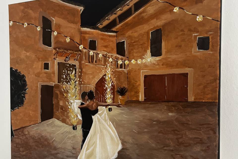 Live Wedding Painting