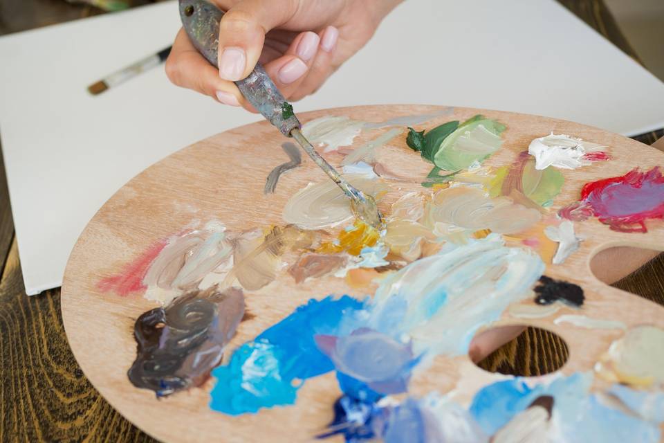 Live Wedding Painting