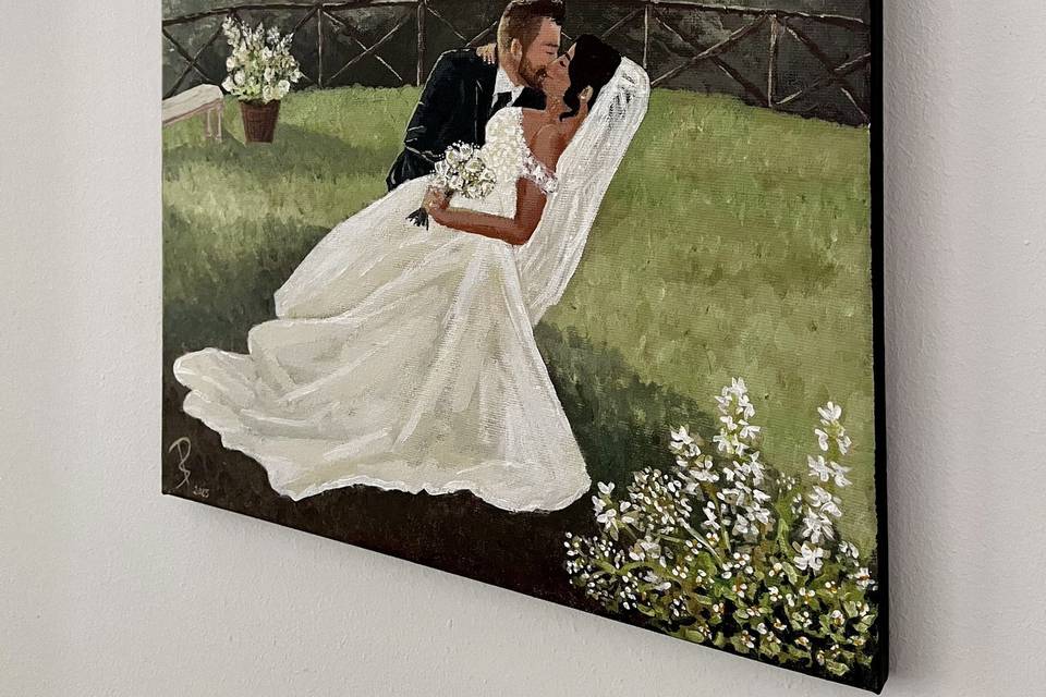 Live Wedding Painting