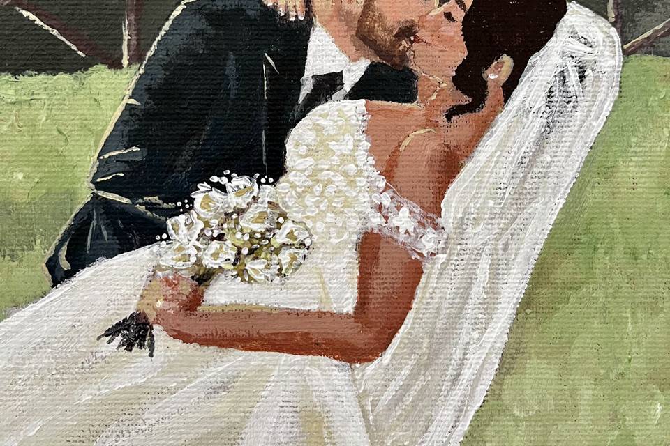 Live Wedding Painting