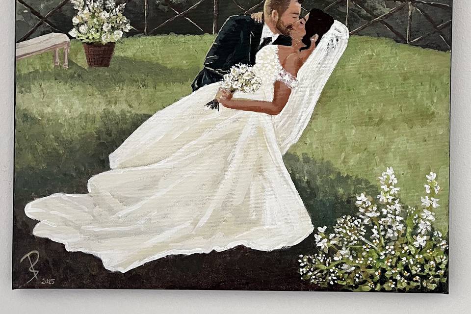 Live Wedding Painting