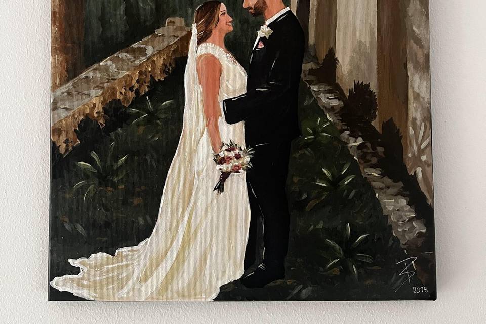 Live Wedding Painting