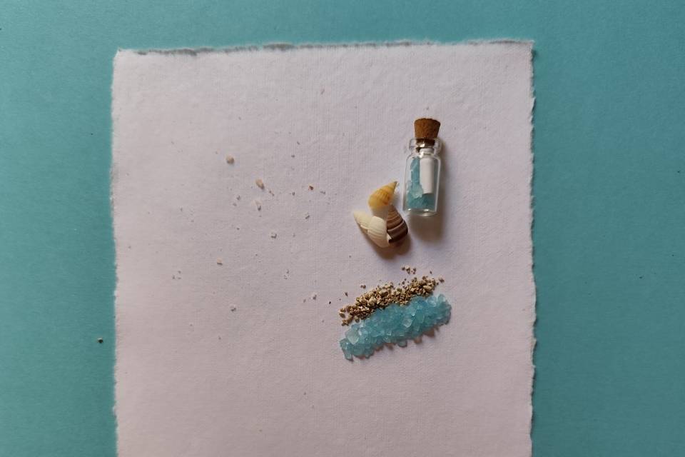 Algodón blanco rasgado