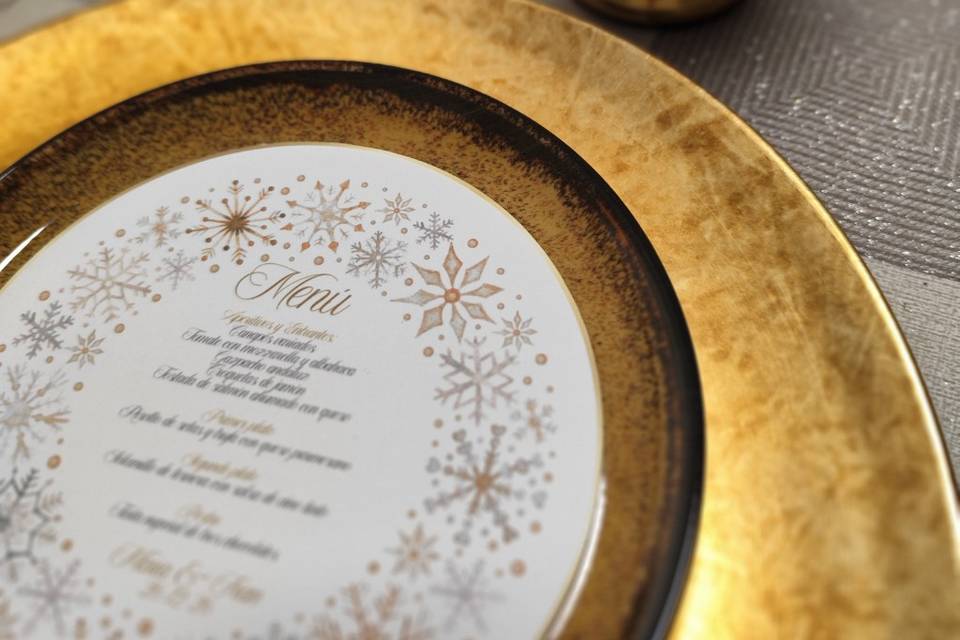 Menú Blanca Navidad