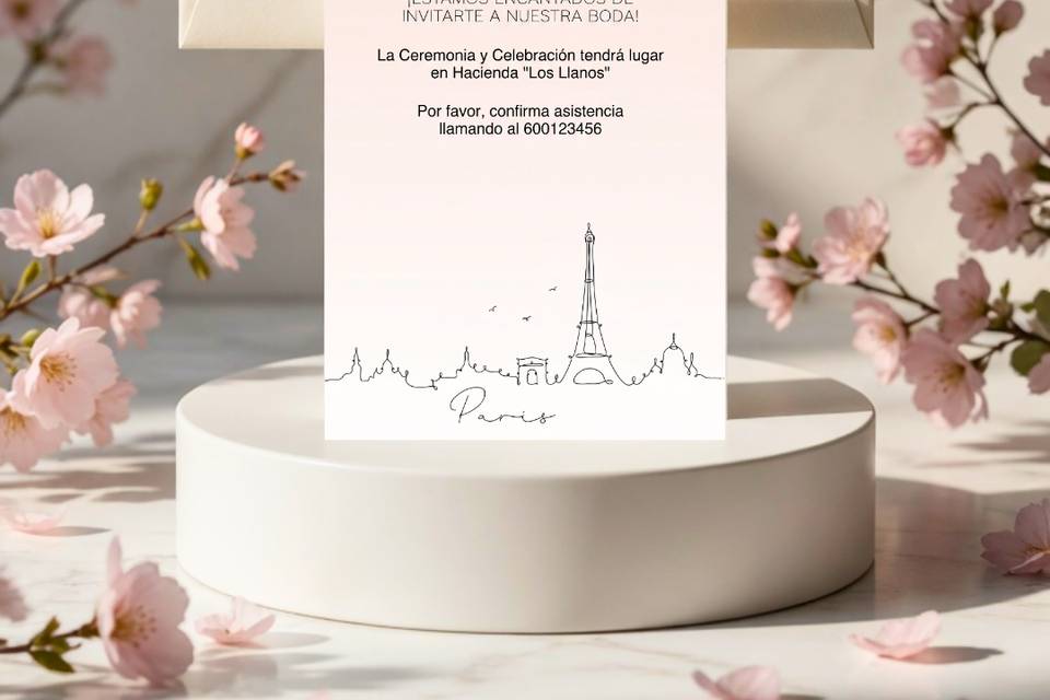 Una novia que ama París