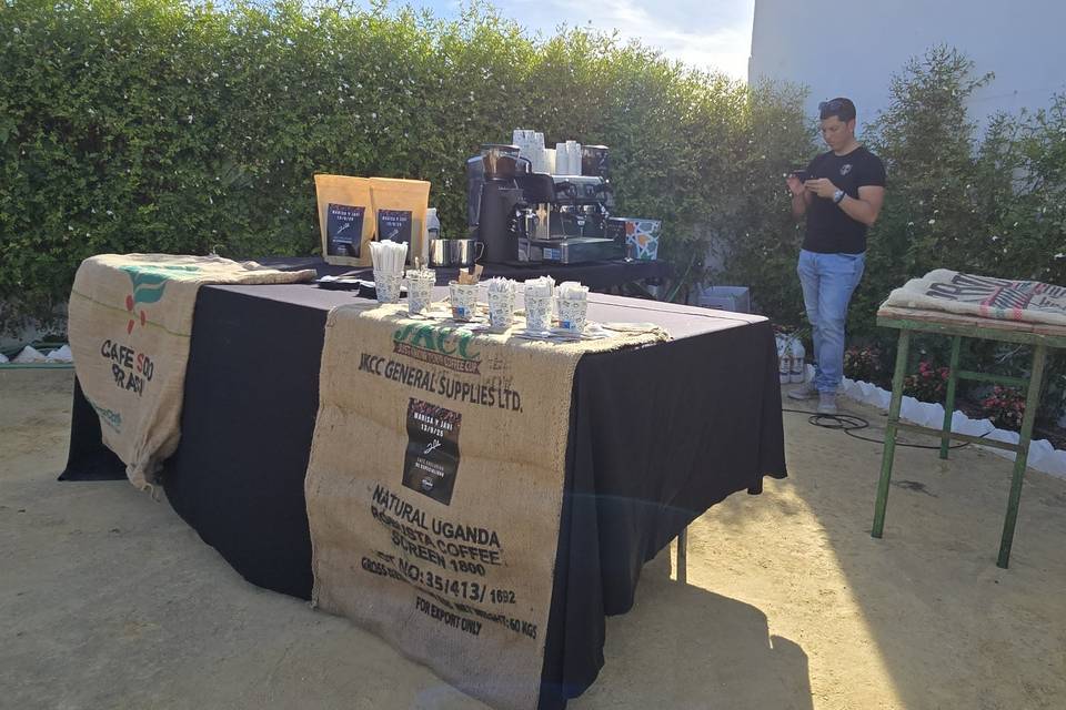 Coffee corner boda M&J