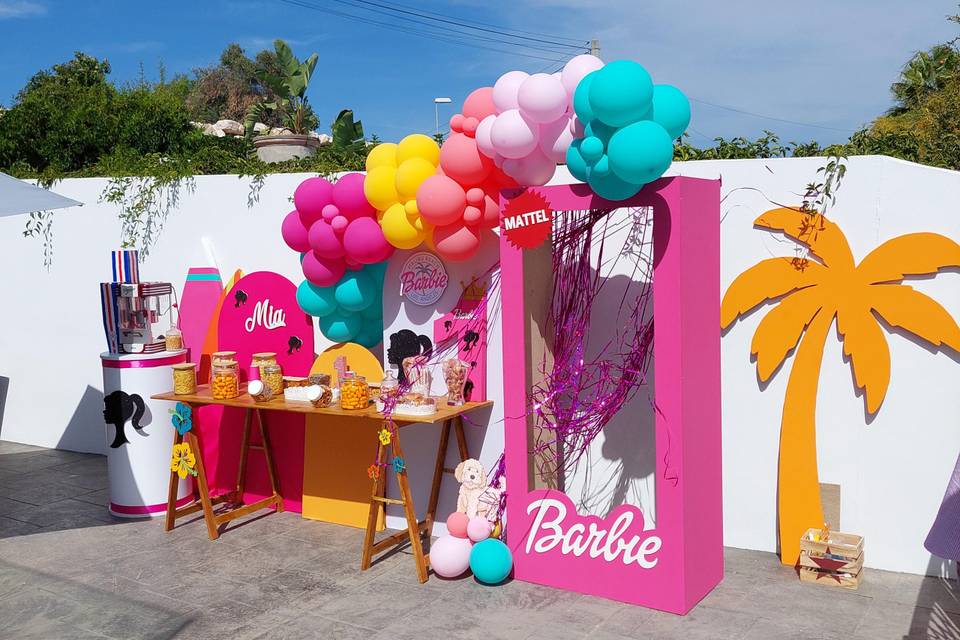 Mesa personalizada barbie