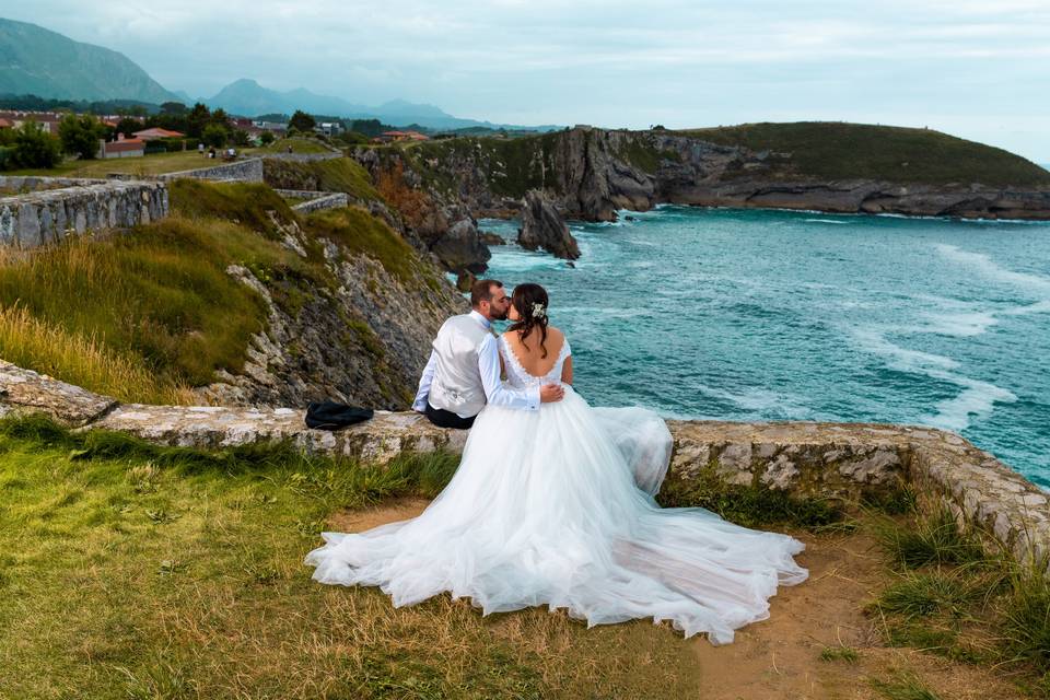 Posboda en playas de Asturias