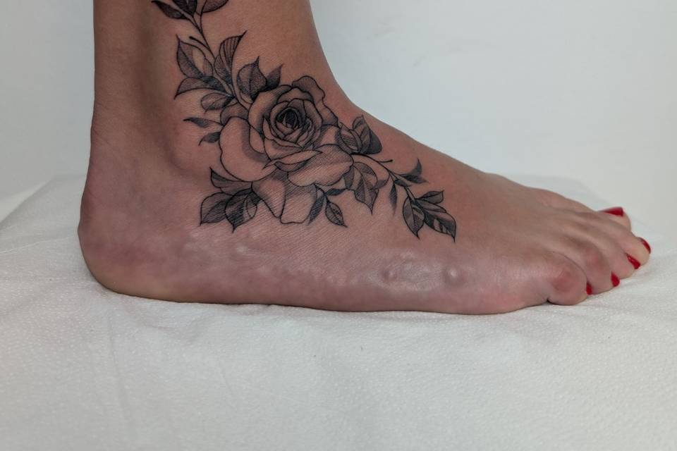 Tatuaje en el estudio