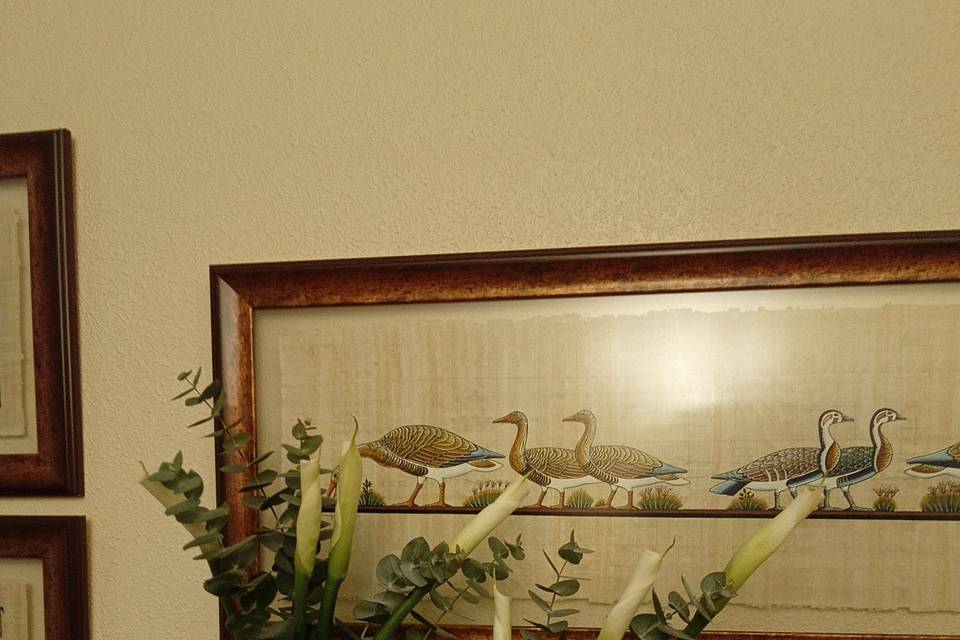 Decoración con calas