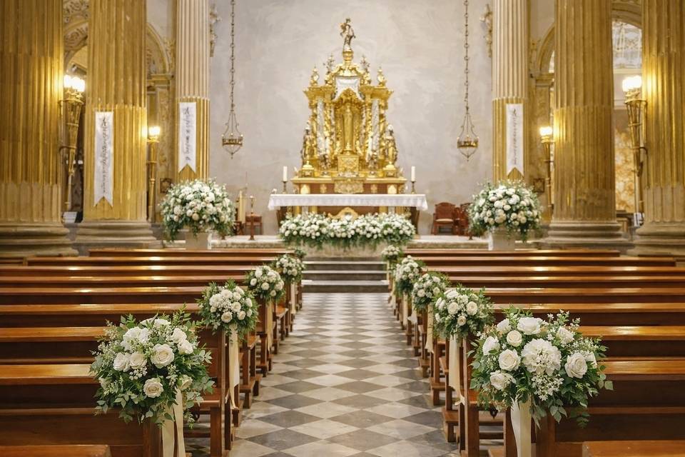 Diseño elegante y de iglesia
