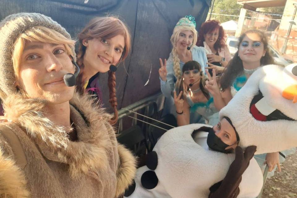 Los personajes de Frozen