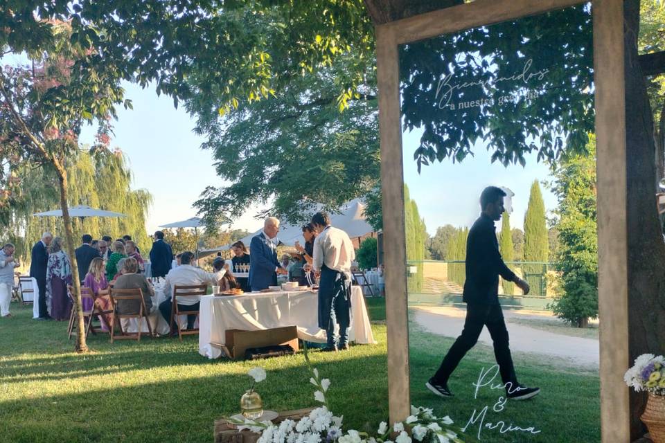 Banquet al jardí