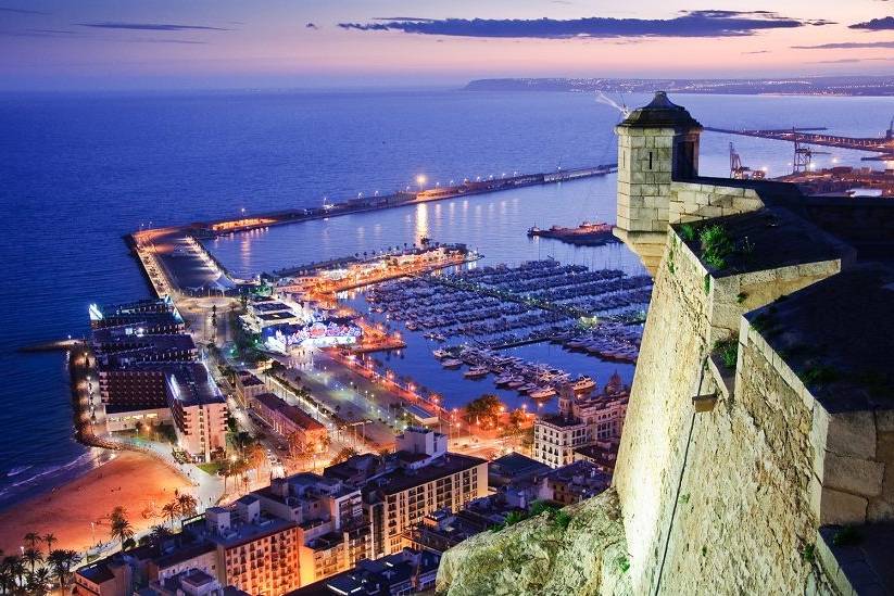 Alicante desde el Castillo