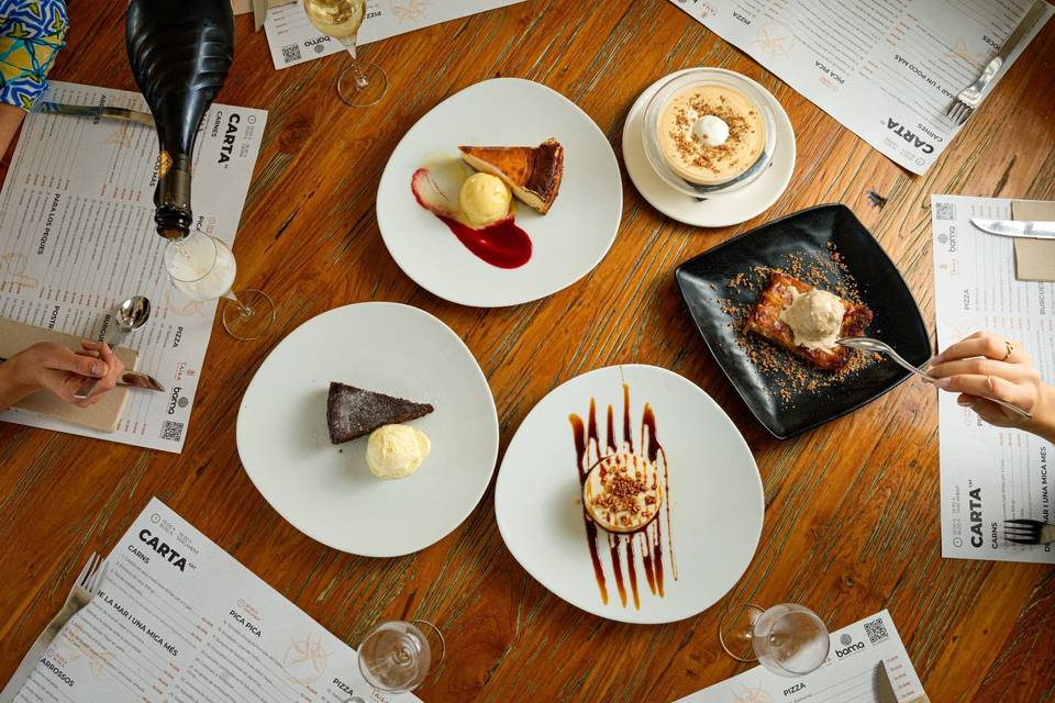Selección de postres
