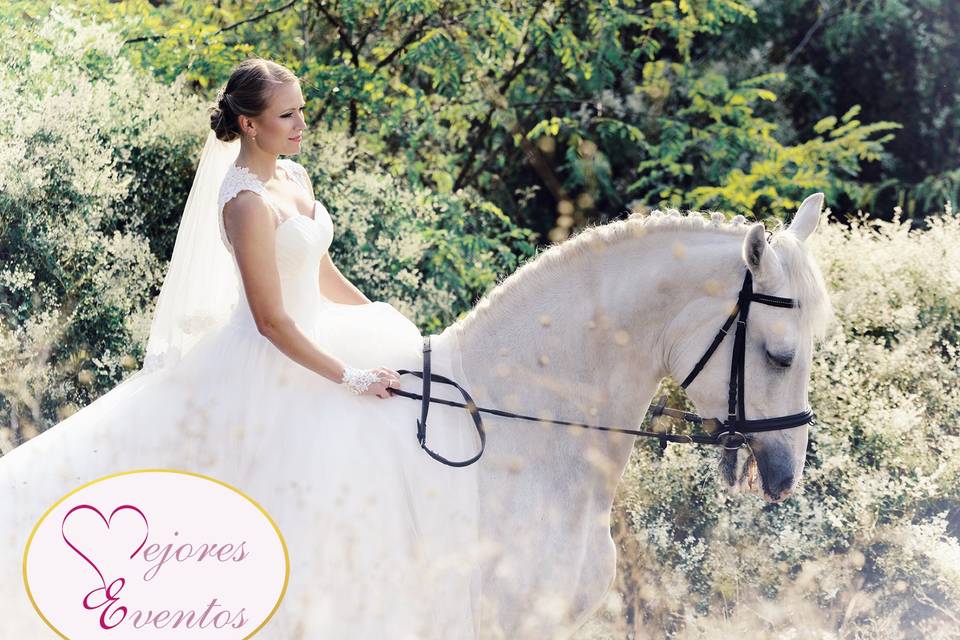 Novia a caballo