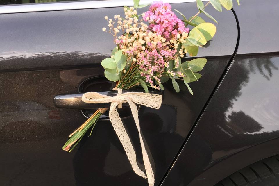 Flores para el coche