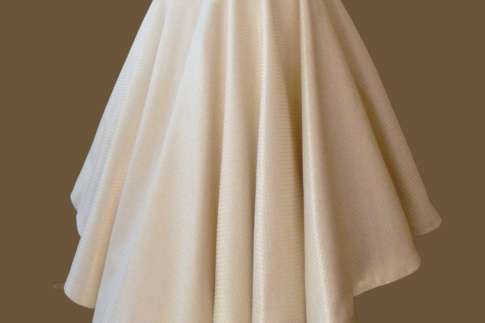 Espalda de vestido de novia