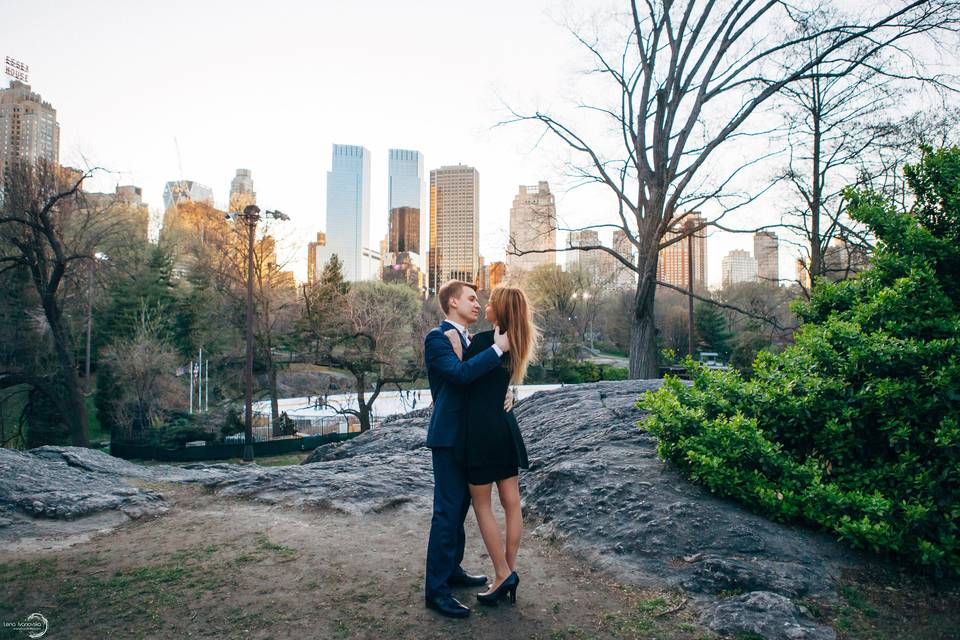 Postboda en Nueva York