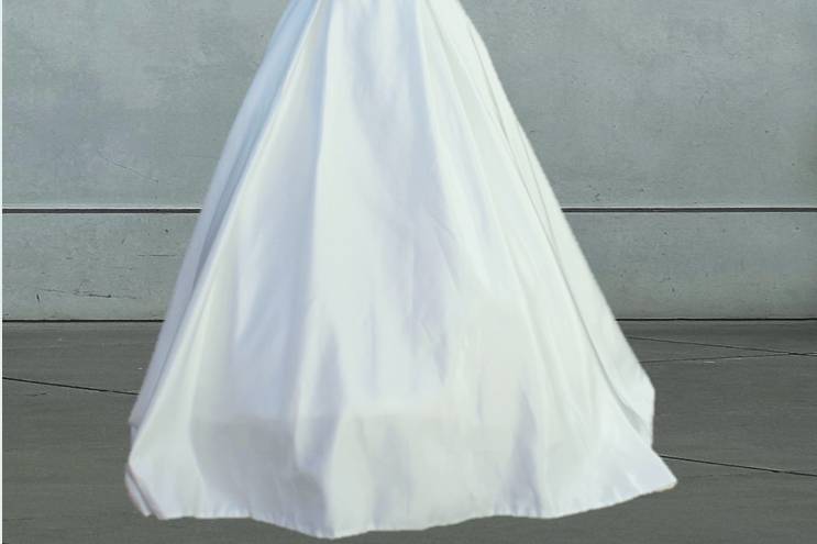 Vestido de novia talla grande