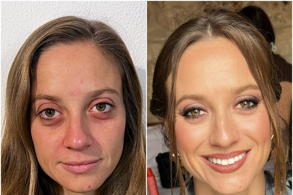 Antes y después novia